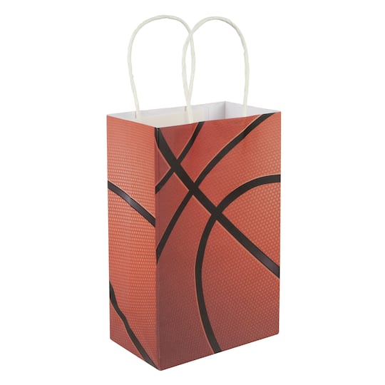 Small Basketball Gift Bags, 5ct. by Celebrate It™